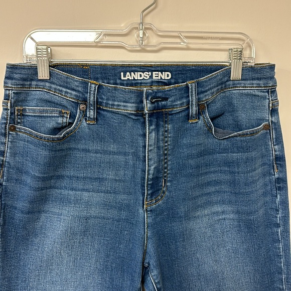 Lands End High Rise Slim Ankle Jeans - Picture 2 of 4